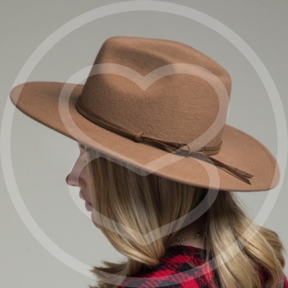 Boho suede panana belted hat - 2 colors - Picture 1 of 6